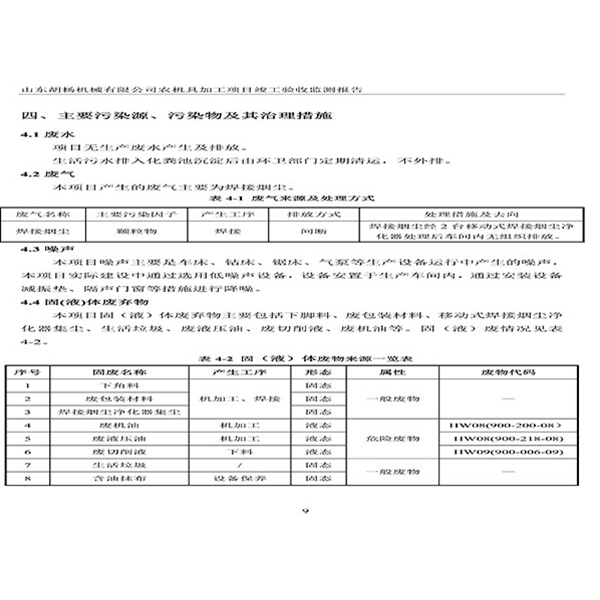 建設(shè)項目竣工環(huán)境保護驗收檢測報告-12